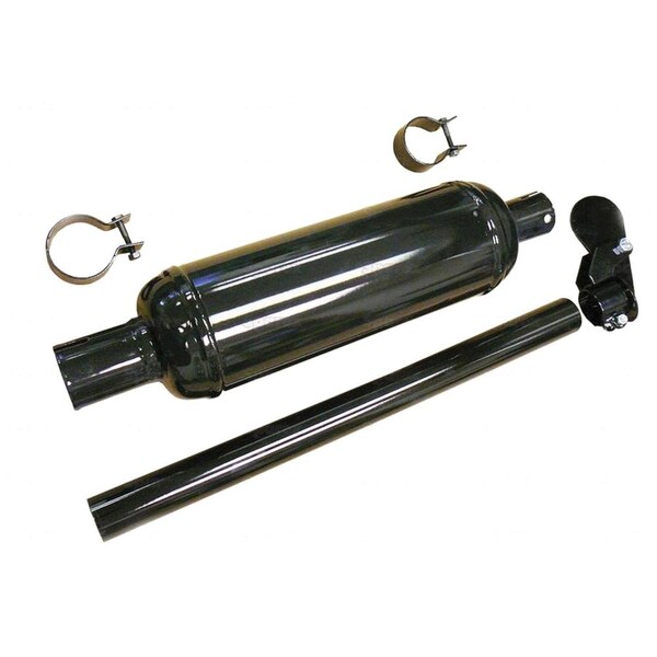Black Muffler Assembly